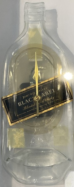 Flaschenuhr - Black Label